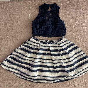 2 piece party dress.